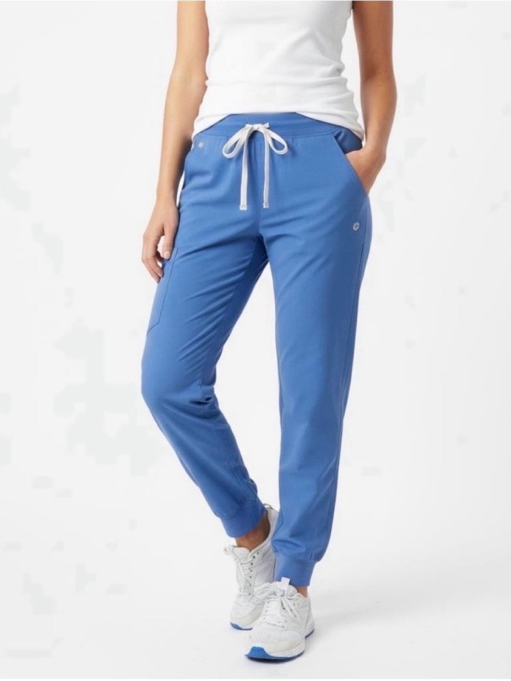 Figs Technical Collection Women's Zamora Jogger Scrub Pants Blue Size M
